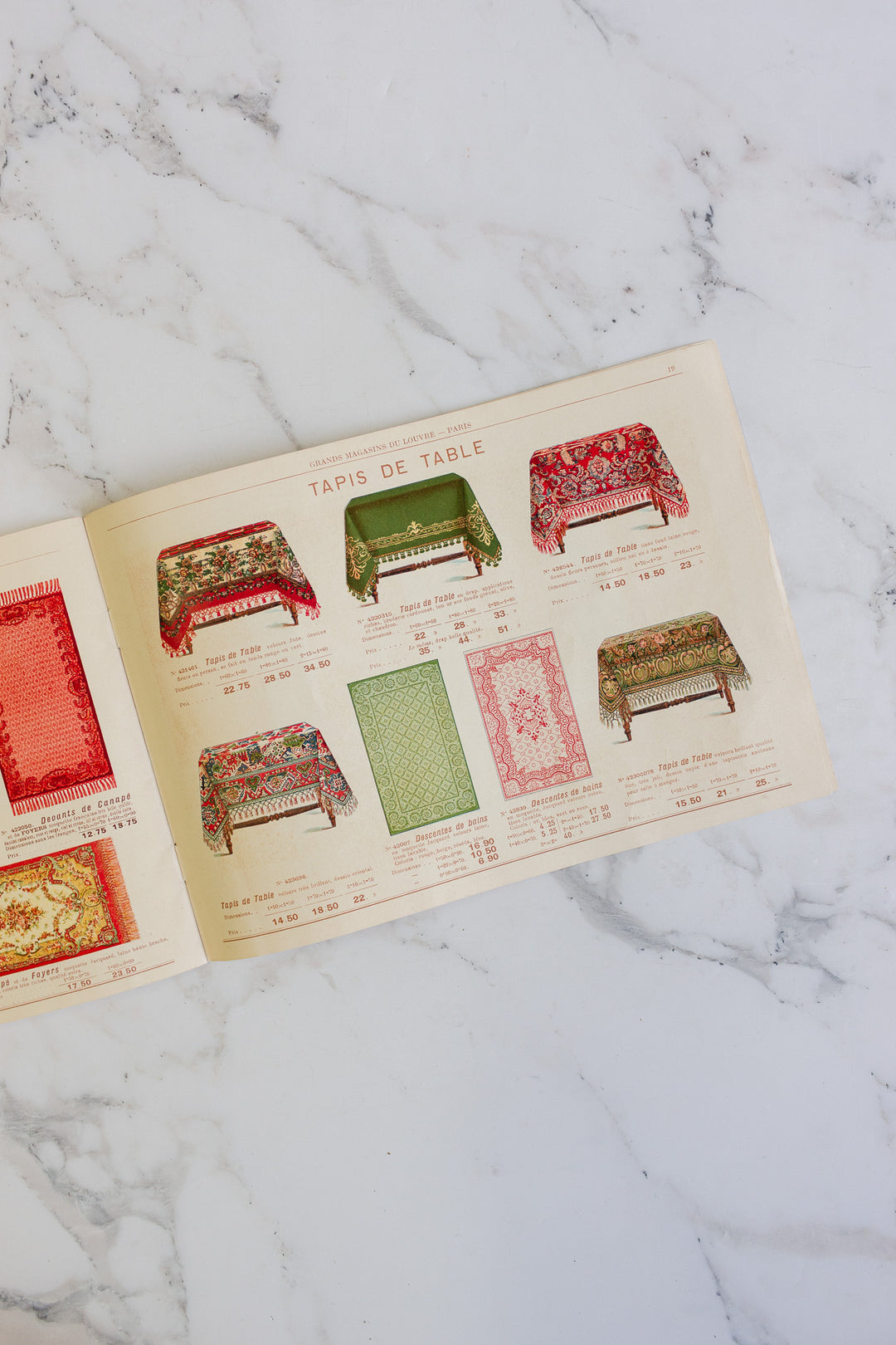 rare antique "Grands Magasins du Louvre" catalogue