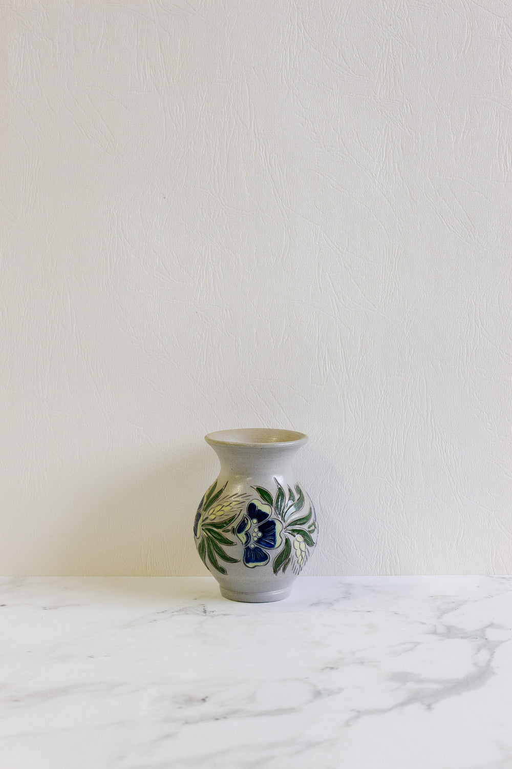 1950s alsace betschdorf vase — artist-initialed