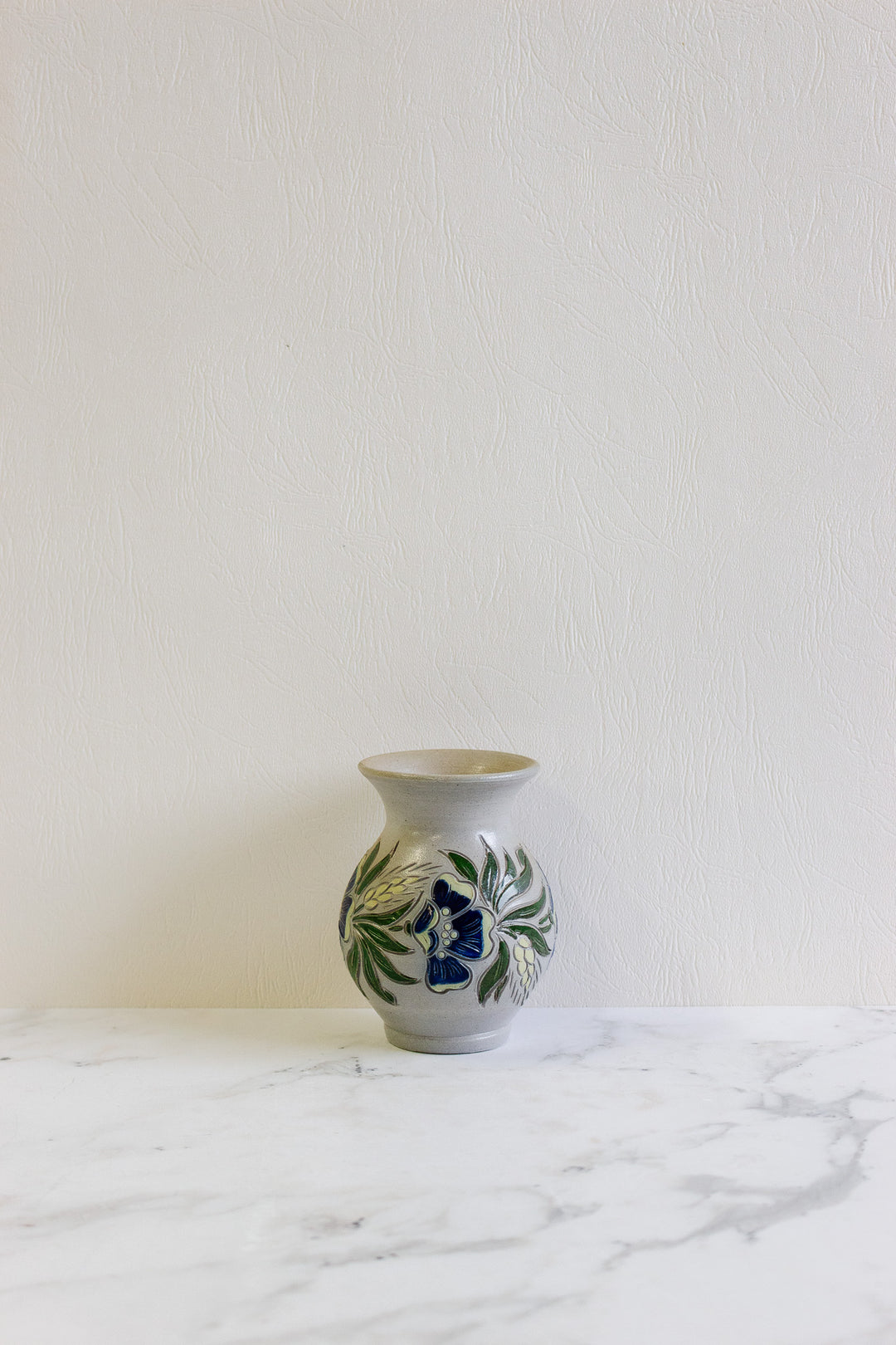 1950s alsace betschdorf vase — artist-initialed