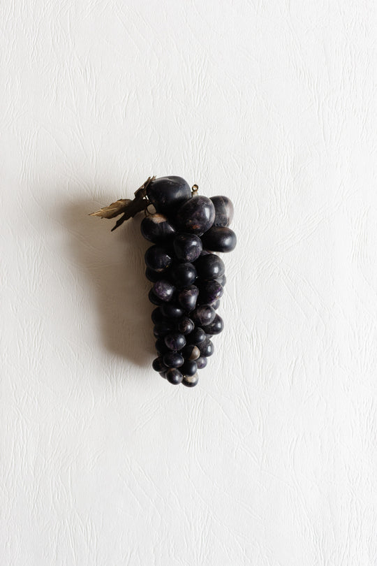 vintage french stone grape cluster