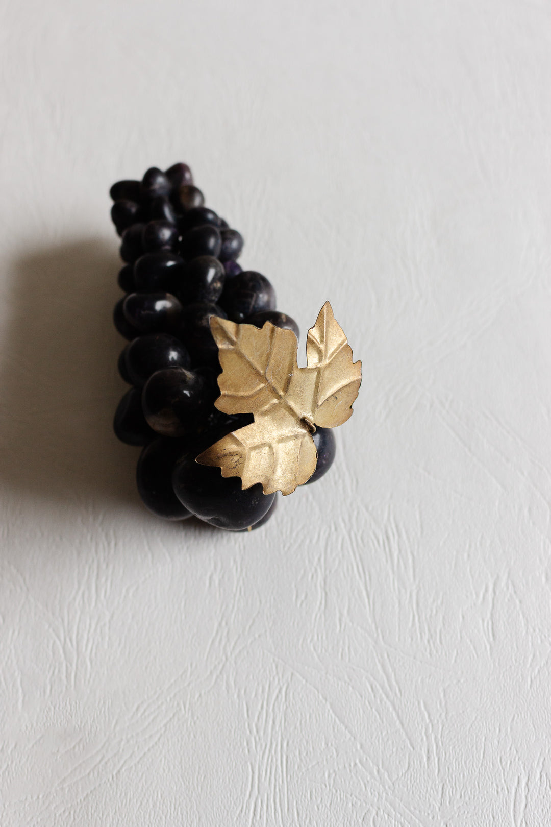 vintage french stone grape cluster