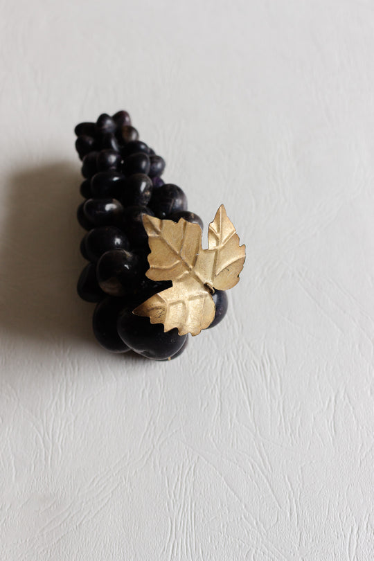 vintage french stone grape cluster