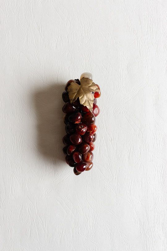 vintage french stone grape cluster