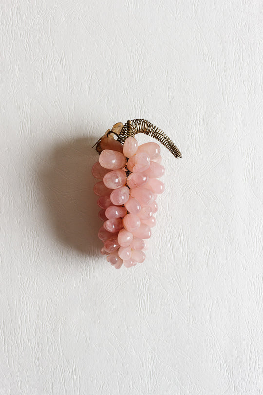 vintage french stone grape cluster