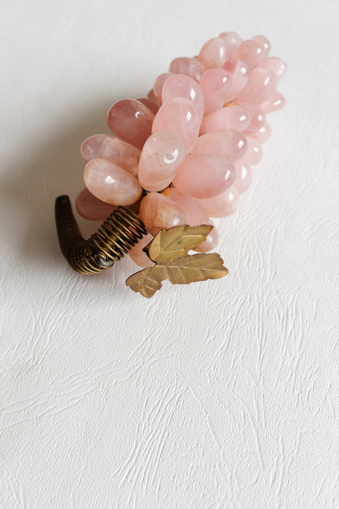 vintage french stone grape cluster