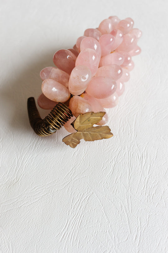 vintage french stone grape cluster