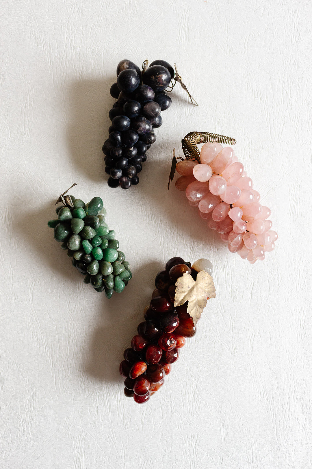 vintage french stone grape cluster