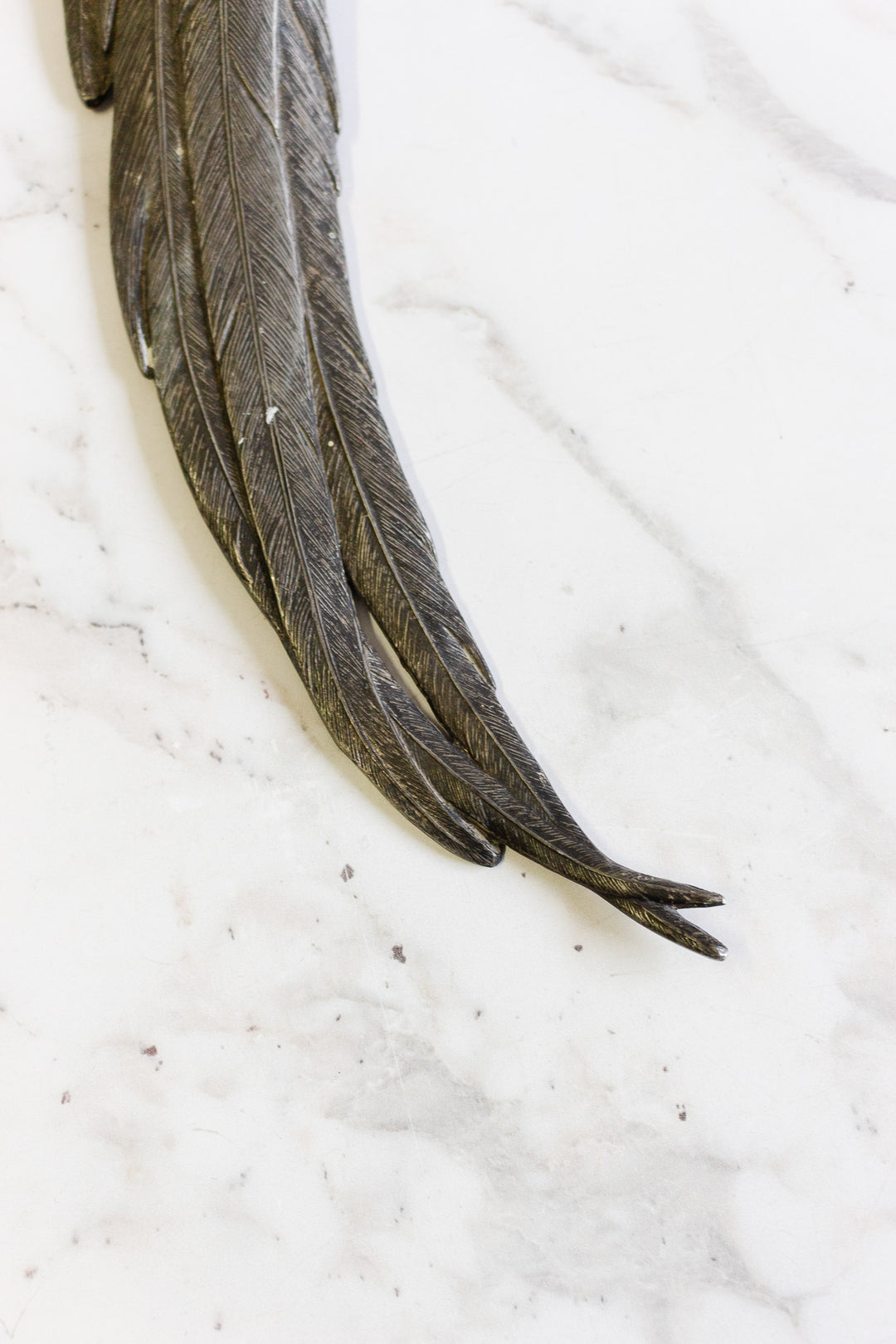 vintage french pair of large nickel-plated brass pheasants