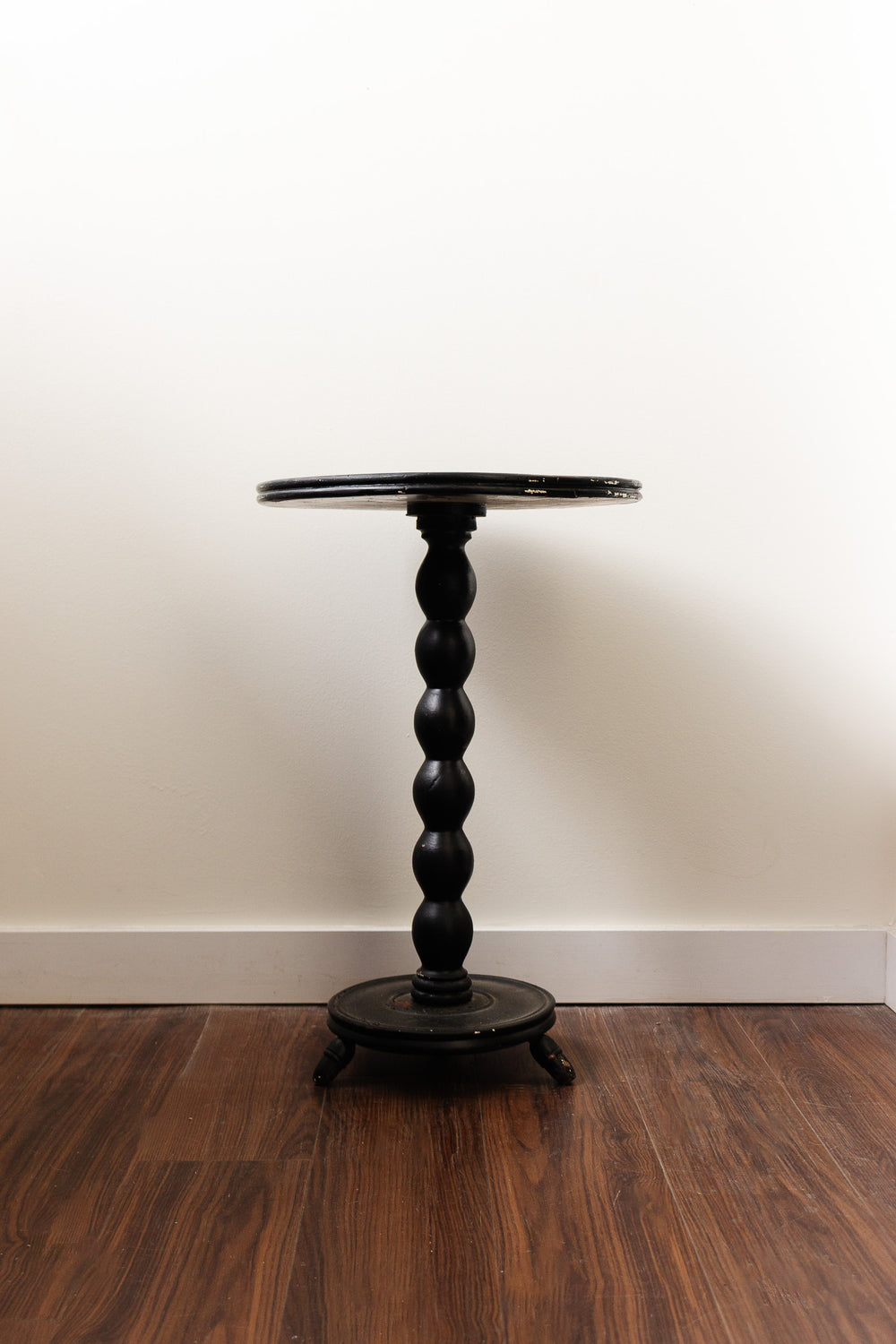 vintage french spindle side table