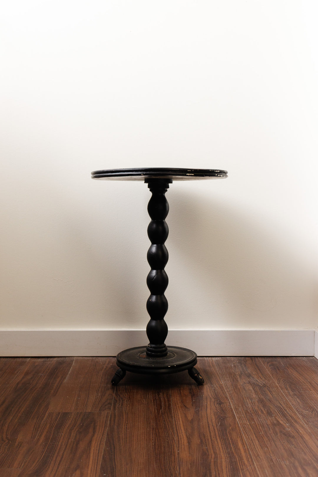 vintage french spindle side table