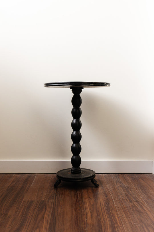 vintage french spindle side table