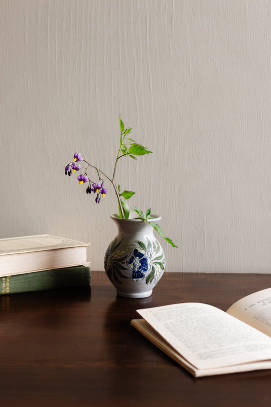 1950s alsace betschdorf vase — artist-initialed