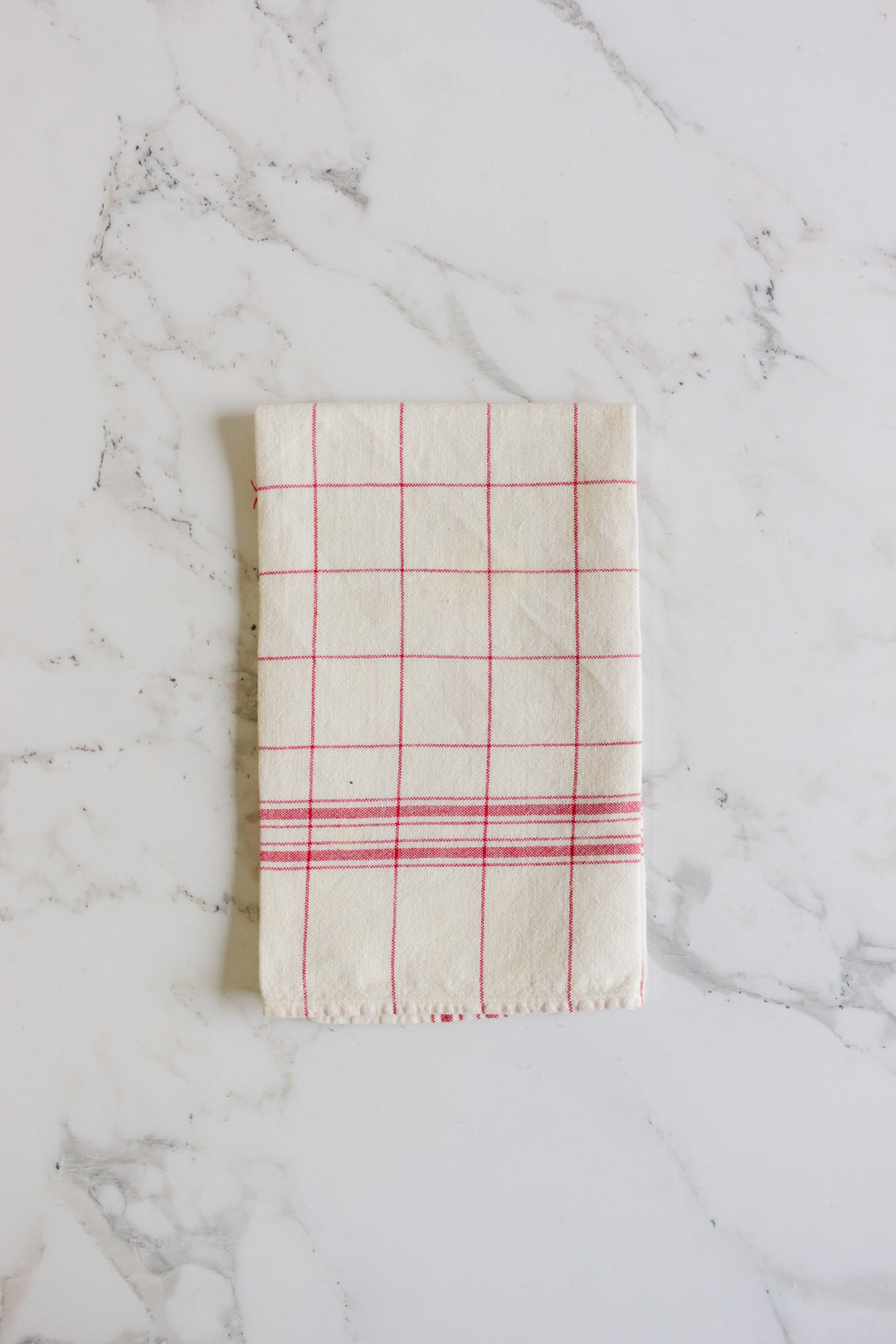 oversized vintage French kitchen towel