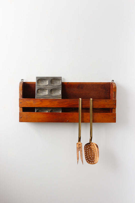 vintage french farmhouse kitchen shelf