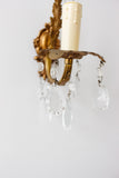 pair of 1940s French rococo style sconces