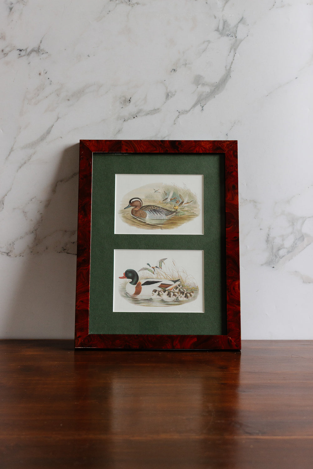 vintage french framed "canard" print