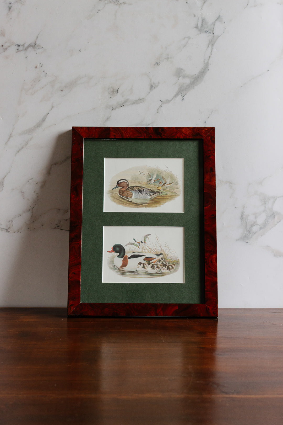 vintage french framed "canard" print