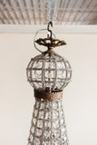 vintage French button empire chandelier