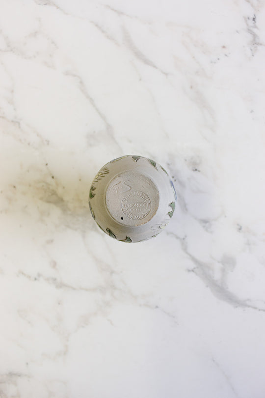 1950s alsace betschdorf vase — artist-initialed