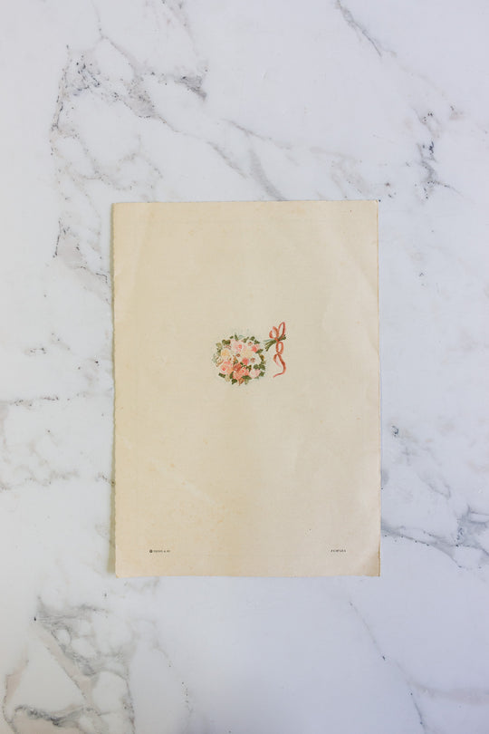 pair of 1963 german wedding telegrams