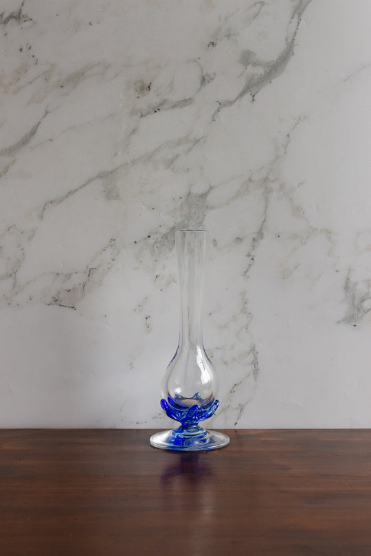 vintage french michel steiner francr cristal solifore vase