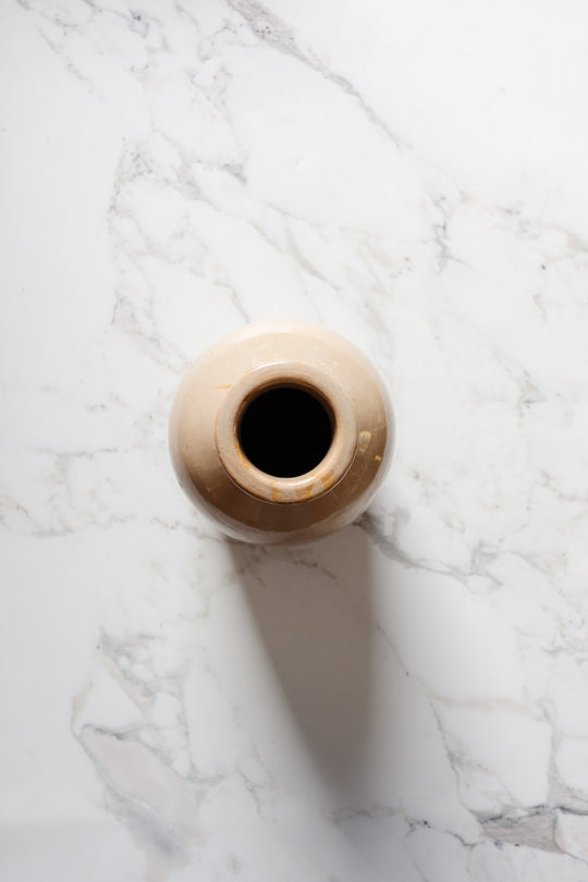 antique french stoneware vessel