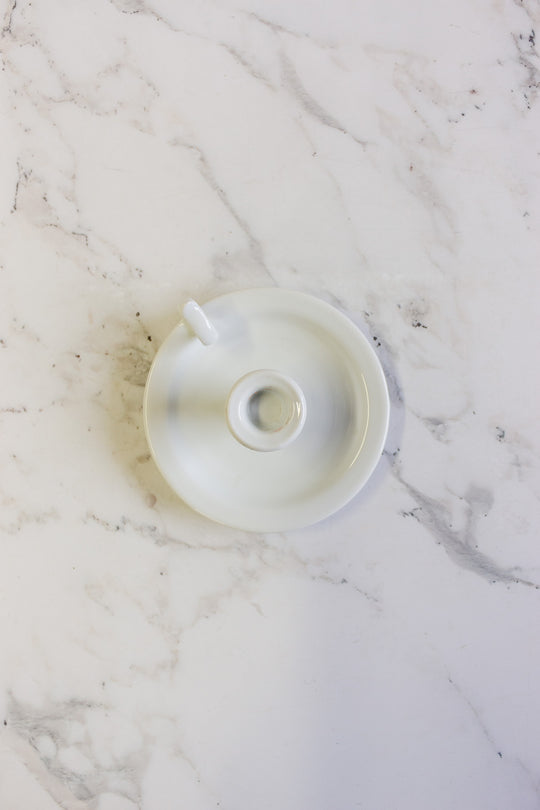 rare vintage french limoges porcelain chamberstick