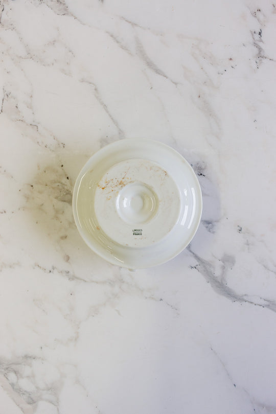 rare vintage french limoges porcelain chamberstick