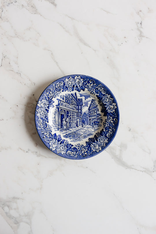 dickens series English ironstone plates, set of 3