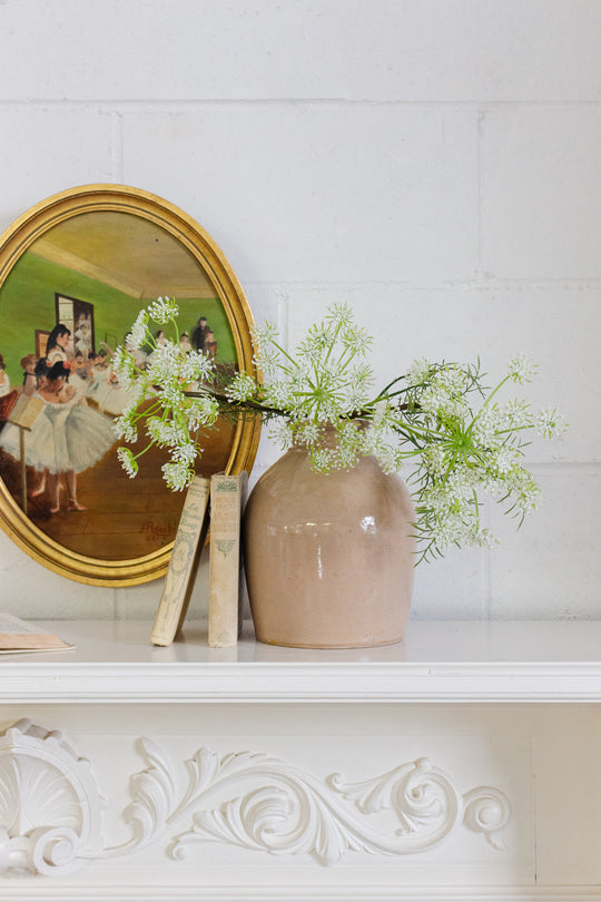 antique french stoneware vessel