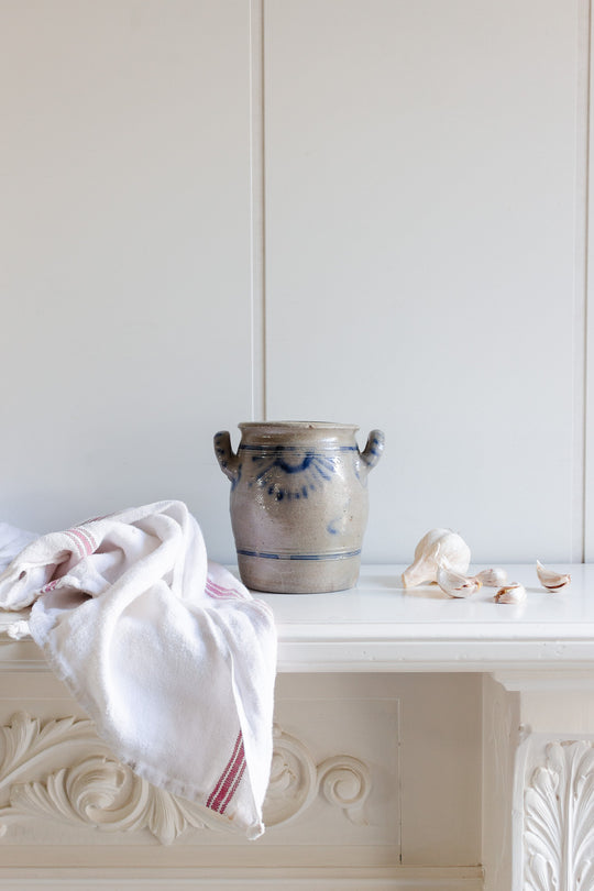 antique german salt glazed stoneware  "keulse pot"