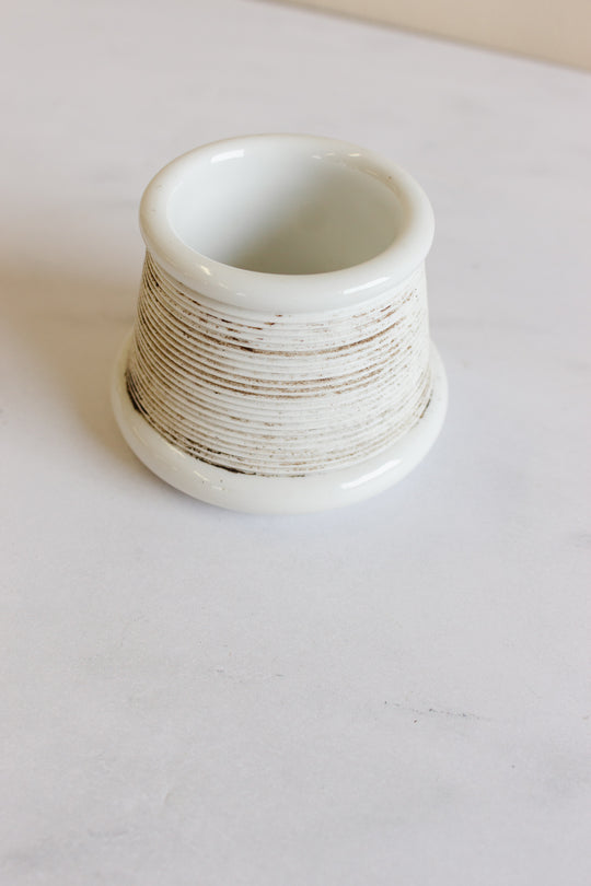 antique french ceramic match strike