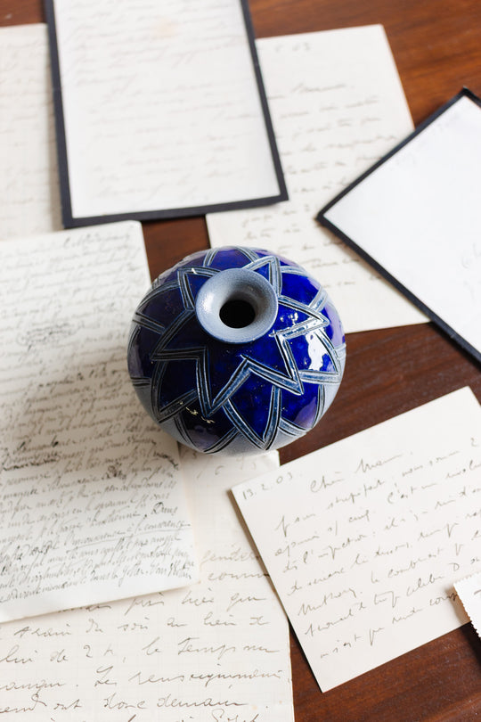 grès d’alsace netschdorf round bud vase