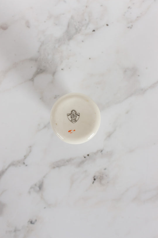 trio of miniature English porcelain souvenirs