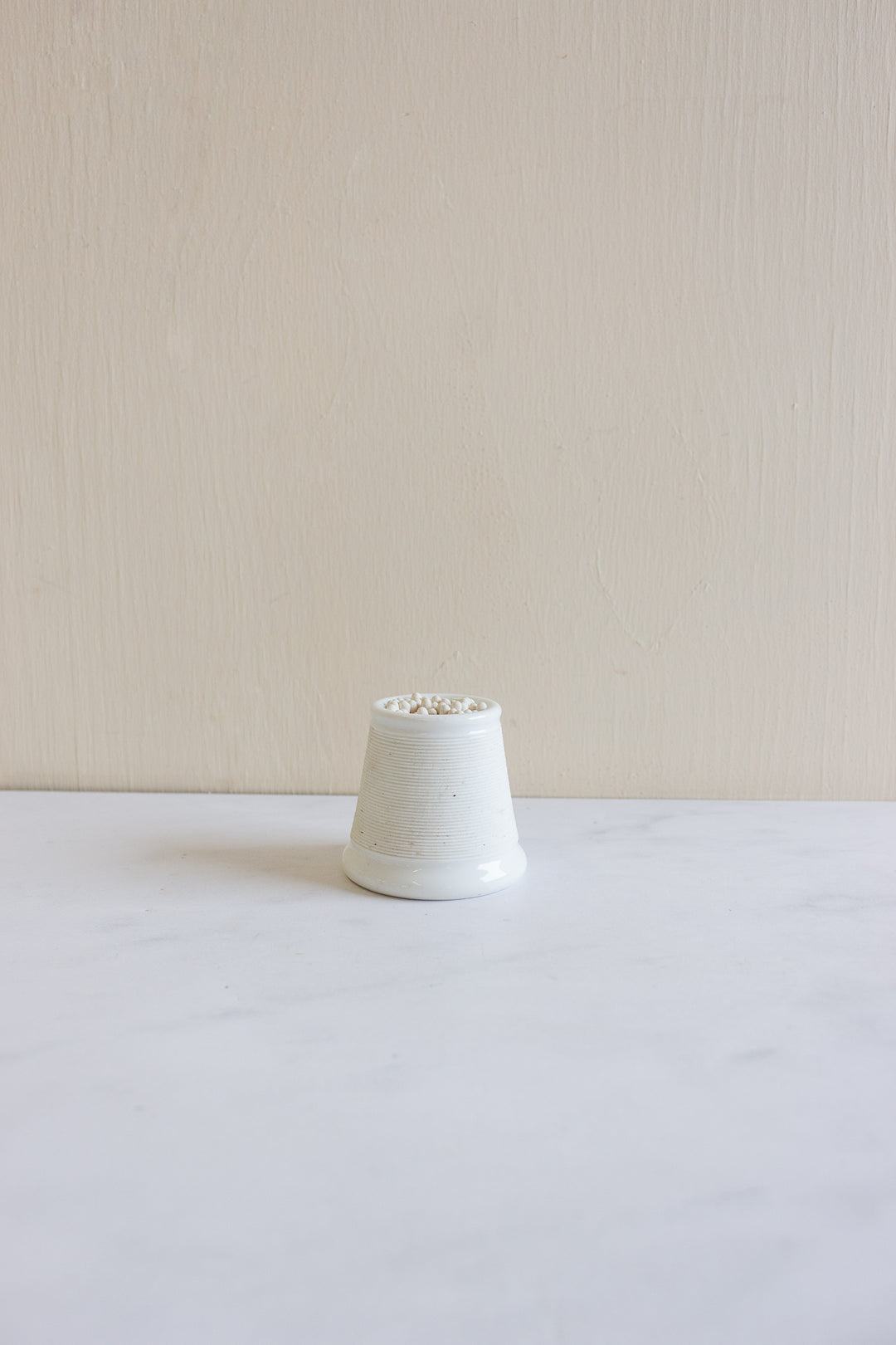 antique french ceramic match strike