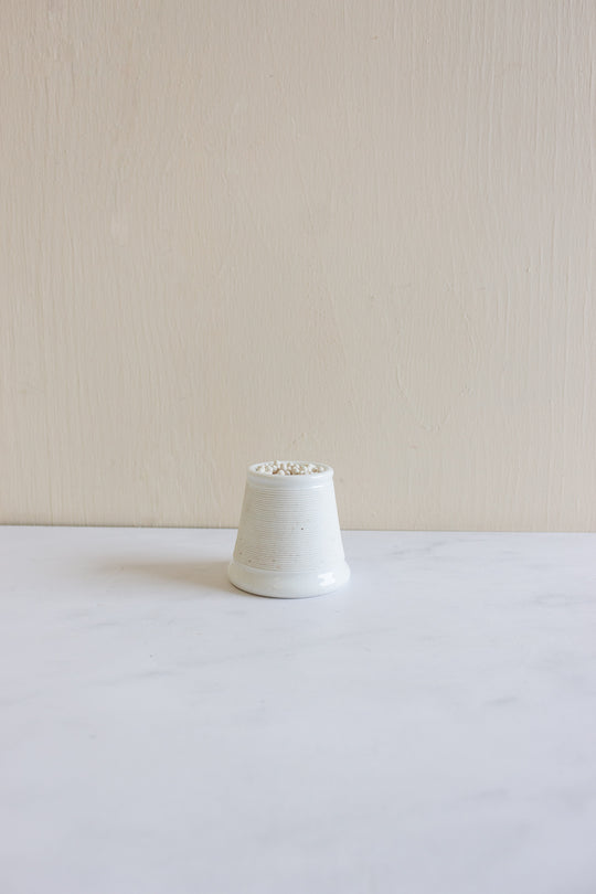 antique french ceramic match strike