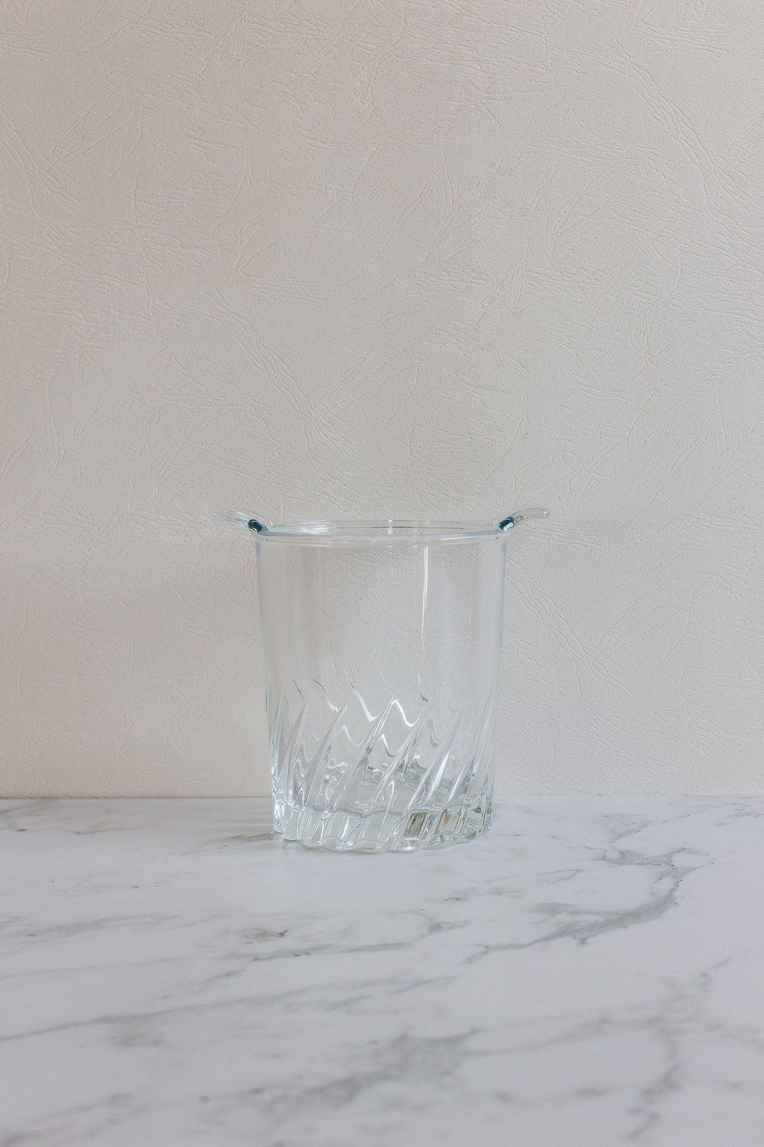 vintage french glass ice bucket