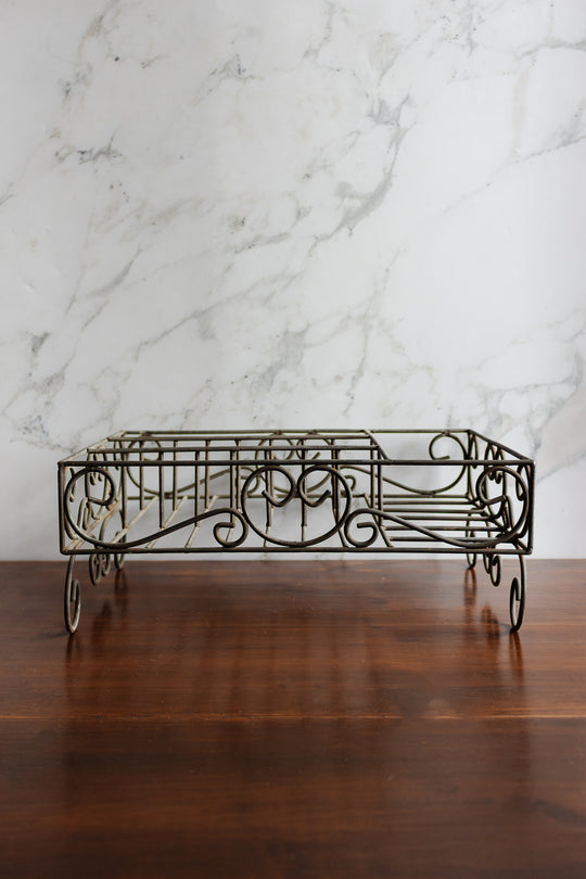 vintage french metal drying rack