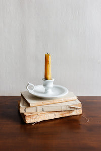 rare vintage french limoges porcelain chamberstick