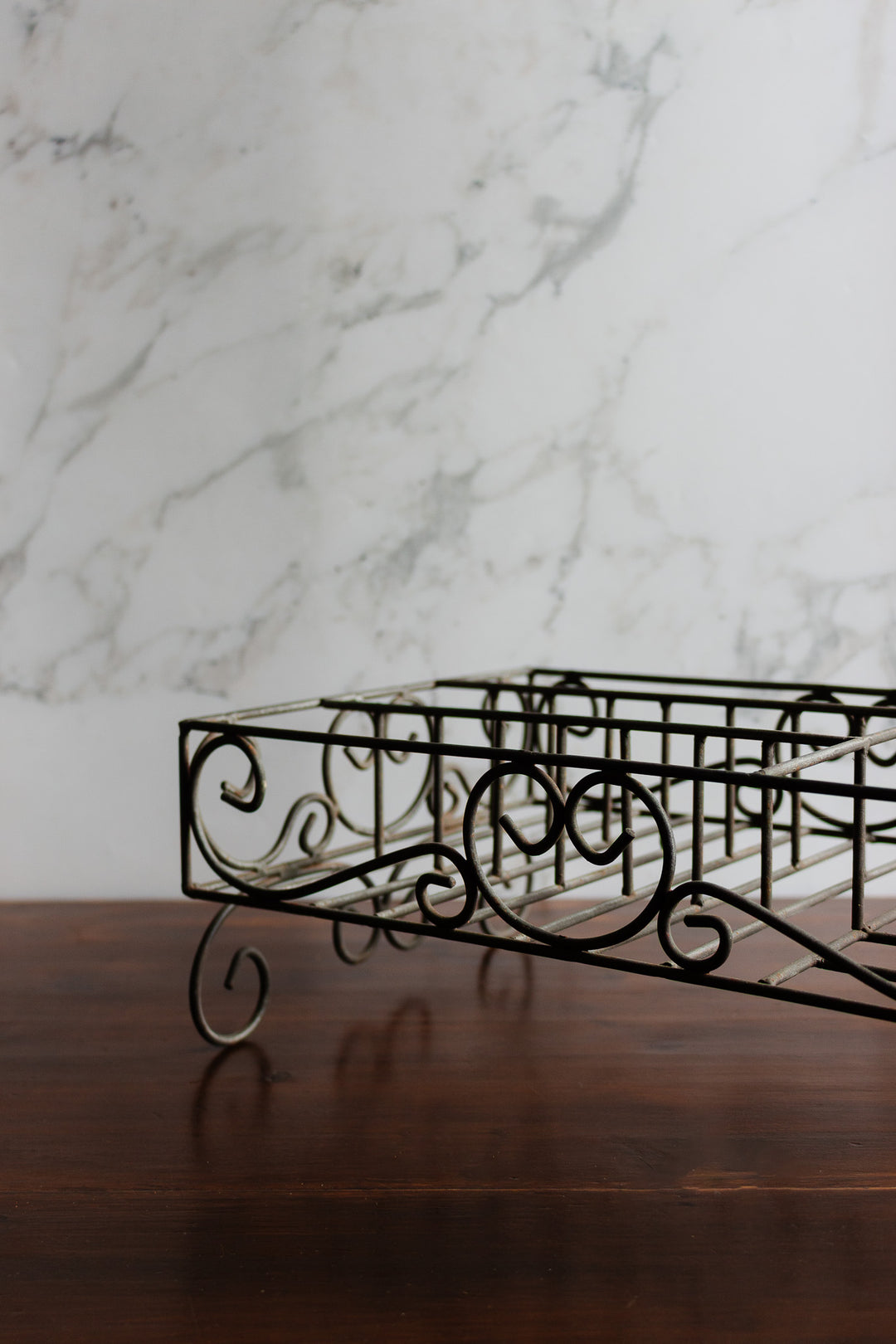 vintage french metal drying rack