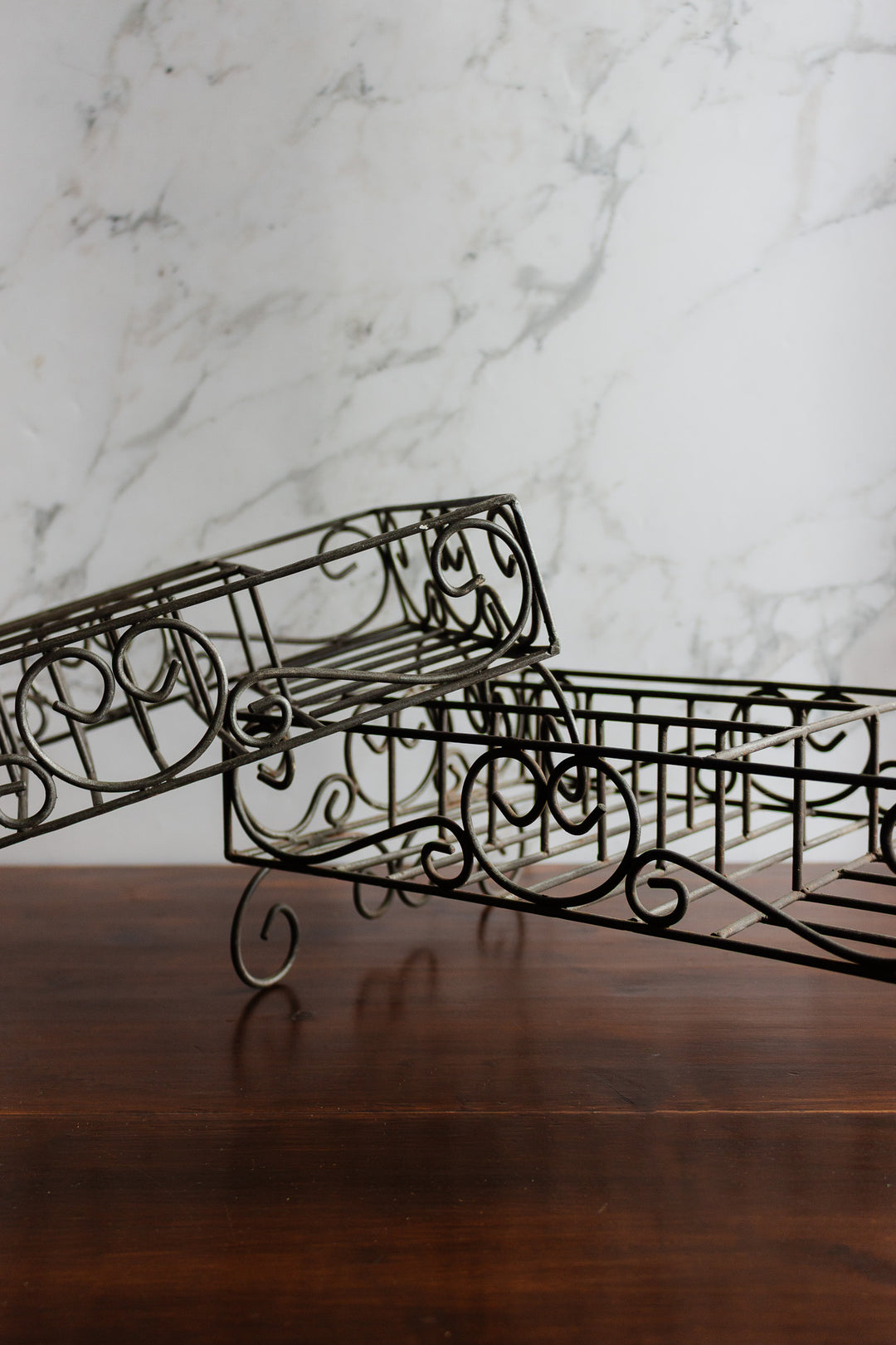 vintage french metal drying rack
