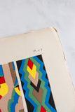 rare 1930s French art deco Pochoir screen prints, “Inspirations: Motifs en Couleur”