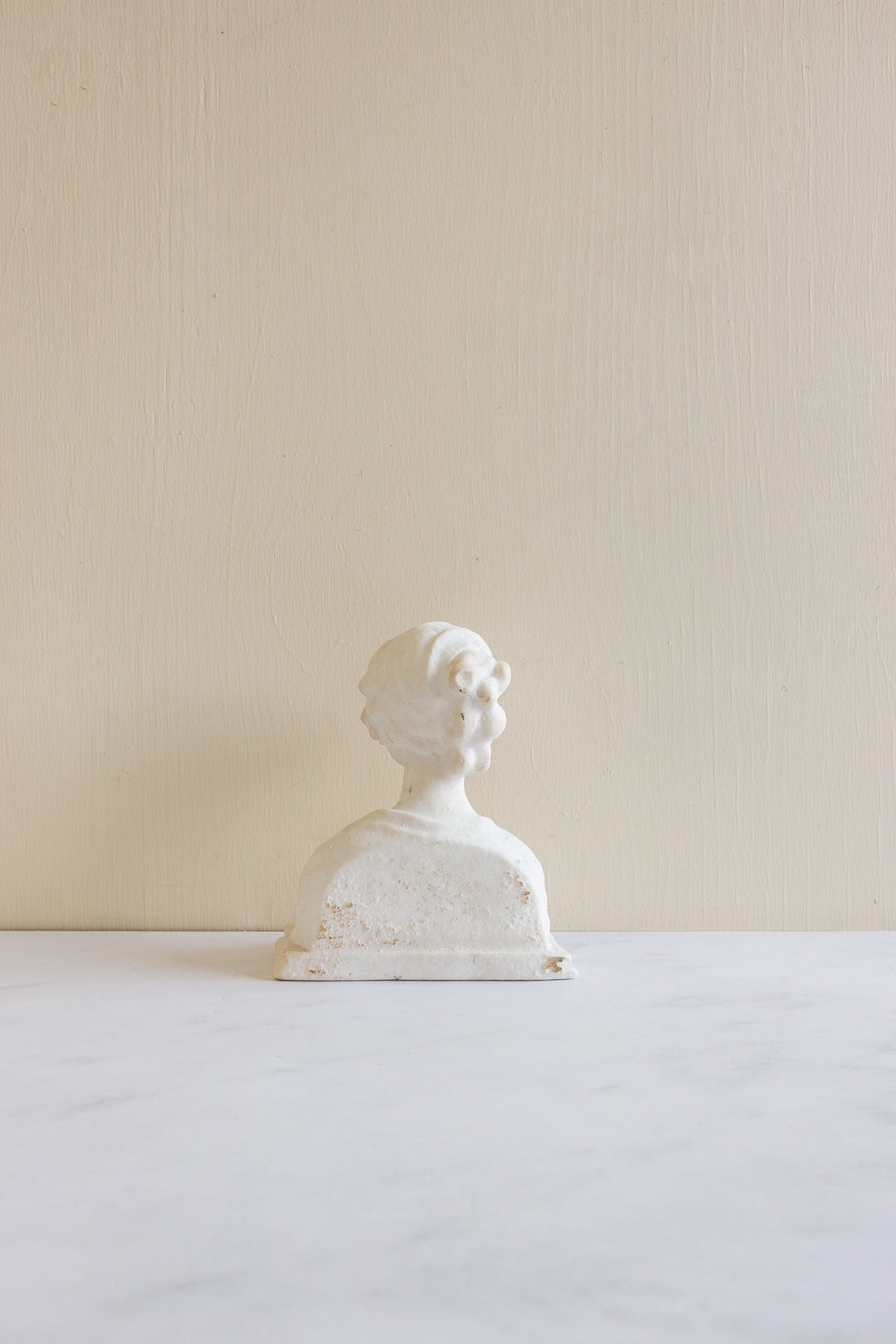 antique French porcelain bisque bust