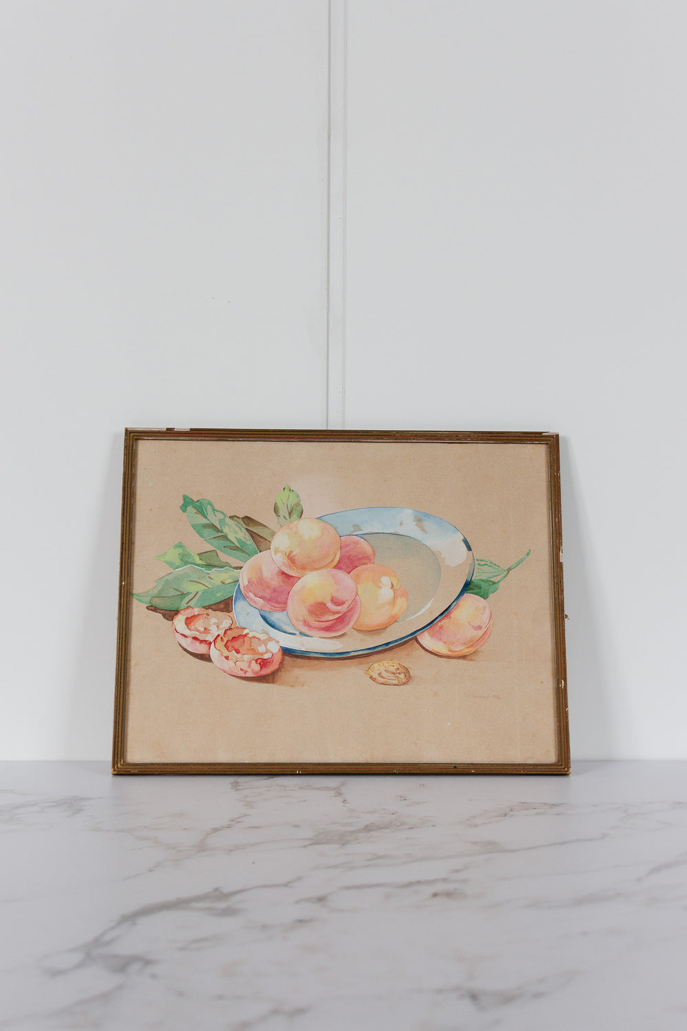 les pommes et les pêches