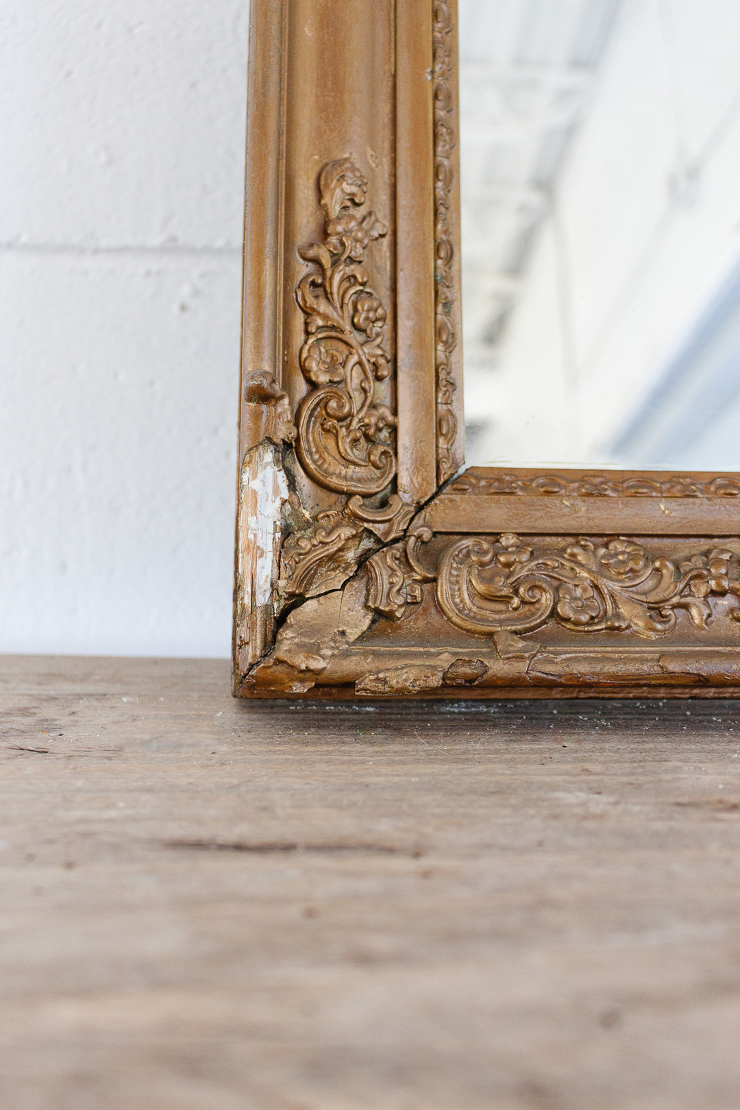 19th century French Napoleon gilt mirror