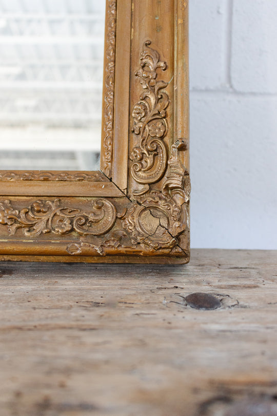 19th century French Napoleon gilt mirror