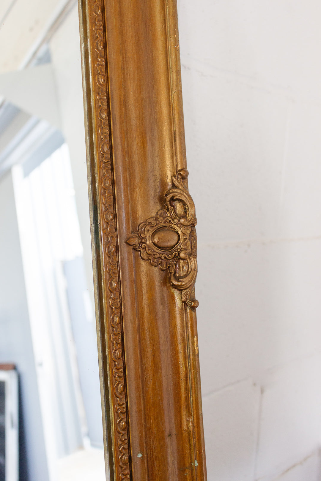 19th century French Napoleon gilt mirror