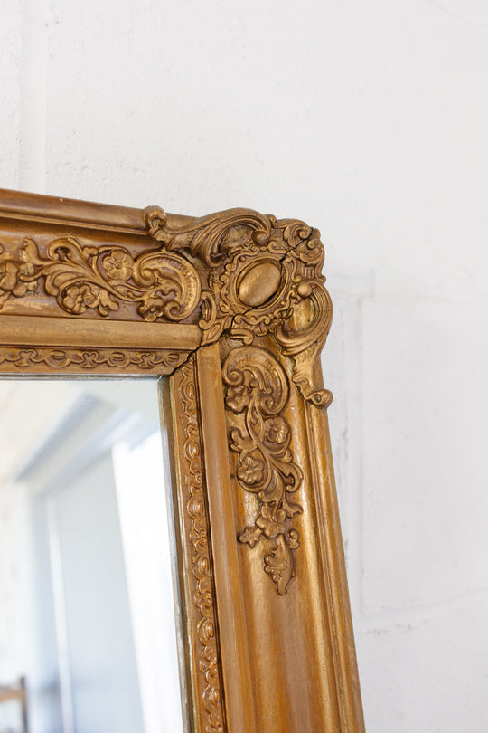 19th century French Napoleon gilt mirror