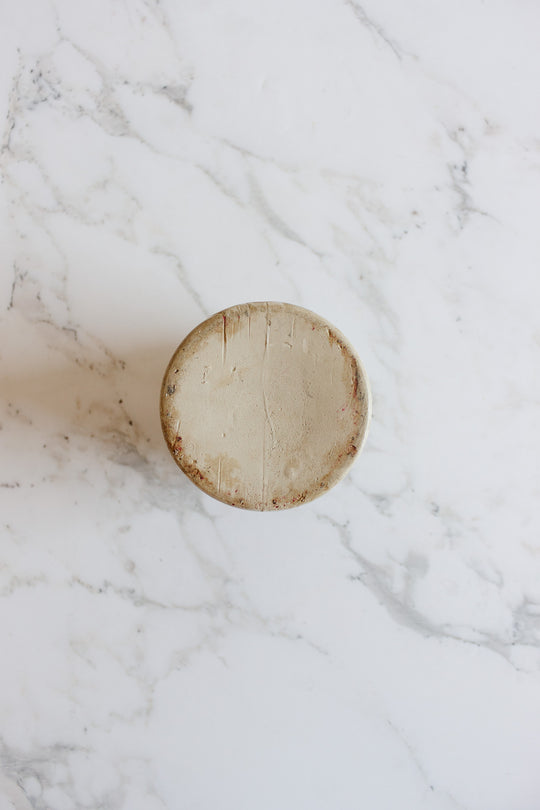 quintessentially french antique stoneware mustard jar