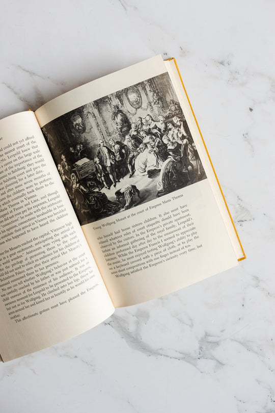 wolfgang amadeus mozart vintage book